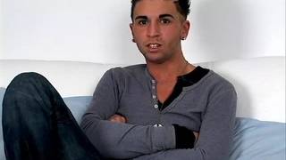 Brunette jerks out his cock just for you Brunette jerks out his cock just for you