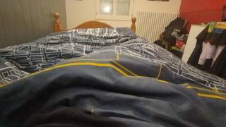 I jerk my dick in the night on the bed I jerk my dick in the night on the bed