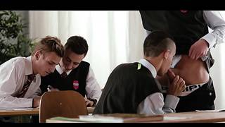 Gay student sucked the whole class's cocks Gay student sucked the whole class's cocks