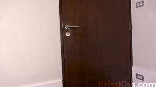 Horny girl sucks and swallows her lover's cock
