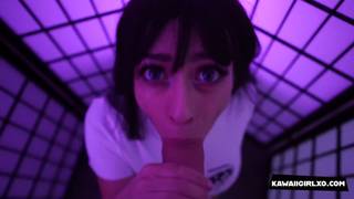 Kawaii Girl sucks cock and swallows all Kawaii Girl sucks cock and swallows all