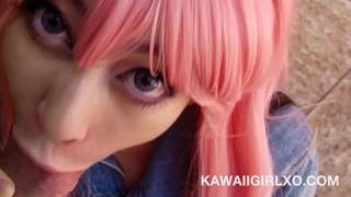 Spontaneous sex in the car with an anime girl Spontaneous sex in the car with an anime girl