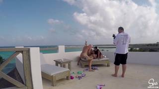 Johnny Sins has sex in paradise Anal, Blowjob, Brunette , Pornstar, Full HD, Outdoor, Beach Porn
