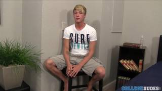 Blonde Gage Anderson busting a nut! Blonde Gage Anderson busting a nut!