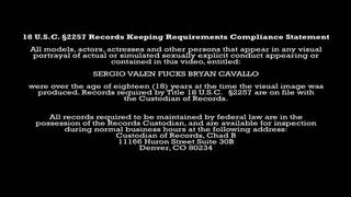 Sergio Valen and Bryan Cavallo doing it bareback Sergio Valen and Bryan Cavallo doing it bareback