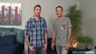 Interracial fuck with Damon Reed Interracial fuck with Damon Reed