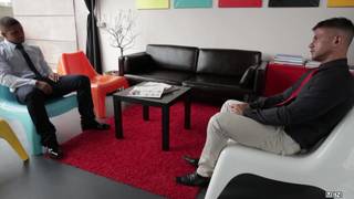 Dato Foland and Goran fuck in the waiting room Dato Foland and Goran fuck in the waiting room