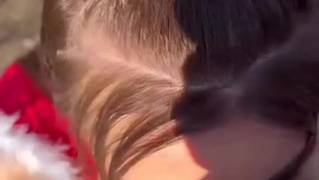 Beautiful girl's face flooded with semen after oral sex Beautiful girl's face flooded with semen after oral sex