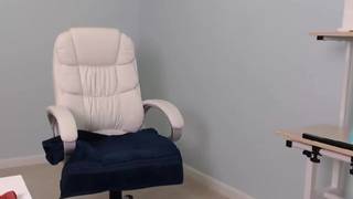 Sex toy makes a brunette climax