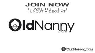 OLDNANNY Two old lesbian play with each others labia Lesbian, Mature, Masturbation , Full HD