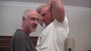 Joe Thunder shoots a big load of cum on Jake Cruise's face