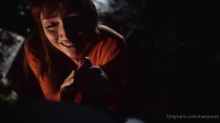 On a mysterious Velma searches for a cock in the dark