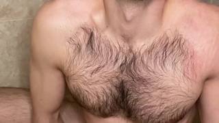 Hairy hottie jerking off his dick Hairy hottie jerking off his dick