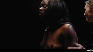 Lesbian hot licking between Ana Foxx and Maya Woulfe Lesbian, Black, Masturbation , Sexy Lingerie, XXX Scenario, Big Ass