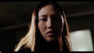 Parasitized Rebelle spreads her thighs to get her pussy fingered