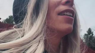 LittleAngel84 goes hunting for a big stiff cock in the forest