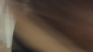 He asks her to take off her clothes and ends up cumming in her asshole