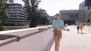 Diana knows that everyone likes to see her naked in the streets