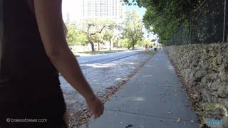 This is the first time she goes without a bra, showing her breasts.