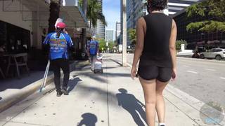 This is the first time she goes without a bra, showing her breasts.