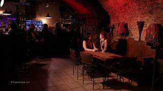 These girls attract attention at the bar and practice BDSM!