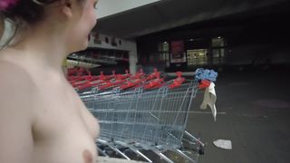 She is ashamed when she masturbates in a public parking lot!