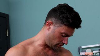 This doctor and his twink patient rub their cocks together This doctor and his twink patient rub their cocks together