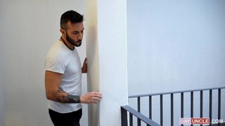Boyfriend is too tired so he sucks the neighbor's asshole Boyfriend is too tired so he sucks the neighbor's asshole