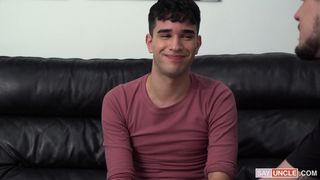 Twink deepthroats his stepuncle's cock so he can throw a party