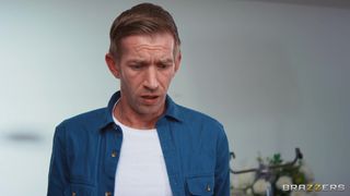 Danny D catches Ella Hughes masturbating while watching lesbian sex