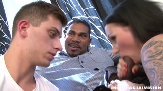 Franco pounds LuLu Jung with his BBC while her cuckold bf watches