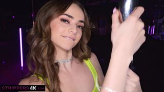 Small Nikki Nicole dances, teases and masturbates in front of a client