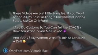 A romantic boat trip on the lake ends in some very delicious sex