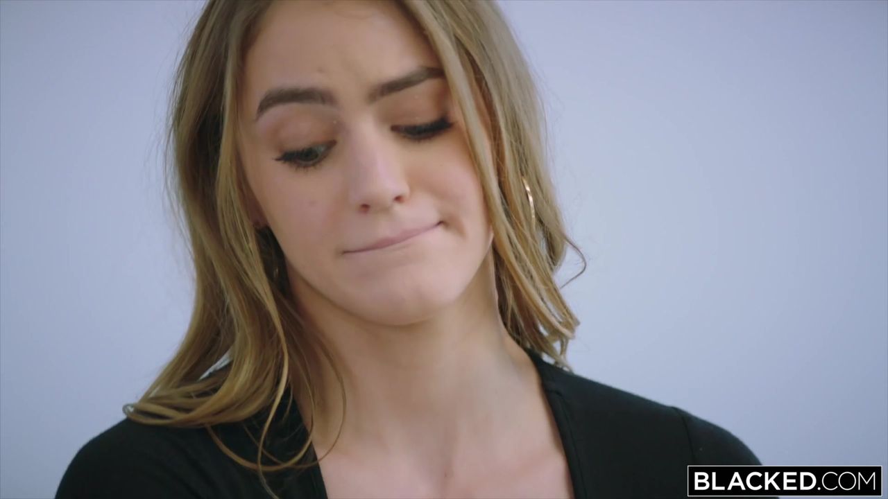 Petite Kenzie Madison couldn't resist massaging this big black cock 