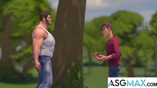 An animated sodomy in the forest so we can masturbate