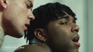 Dakota Payne gets on his knees and sucks Kylan Kiddo's cock!