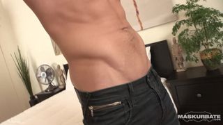 The dark-haired Jayden's first masturbation audition!