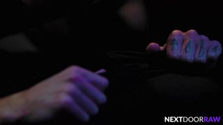 Roman Todd gets a blowjob in the back alley from Theo Brady