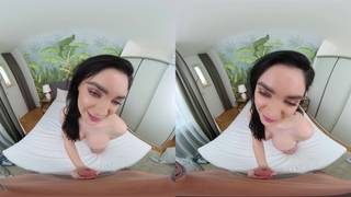 Brunette pleases us with a POV porn and in VR to feel it Brunette pleases us with a POV porn and in VR to feel it