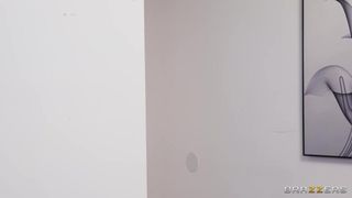 MILF Andie Anderson deepthroating and riding Alex Jone's big fat cock