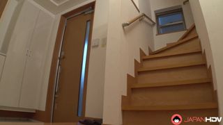 Maiko Saegimi seems so sexy that her boyfriend fucks her on the spot