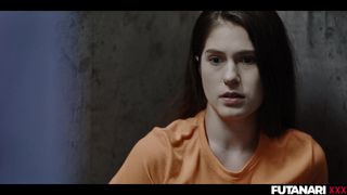 Tiffany Tatum gets fucked with a strapon in jail by a lesbian