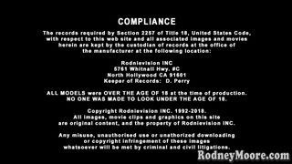 Brunette Sarah Shevon blowing and swallowing sperm