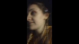 Louiselittlefrench sucks a hard cock inside the car!