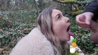 Louise is a French Blonde Sucking Cock in the outdoors Louise is a French Blonde Sucking Cock in the outdoors