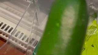 Fk2 looking for a cucumber to masturbate her pussy!
