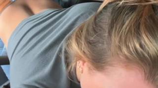 Blonde babe makes her man cum in her mouth from a blowjob Blonde babe makes her man cum in her mouth from a blowjob