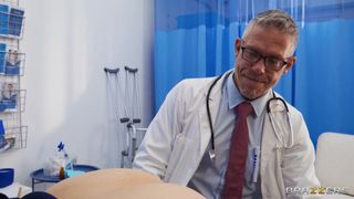 Violet Myers seeks Dr. Mick Blue for some anal backshots