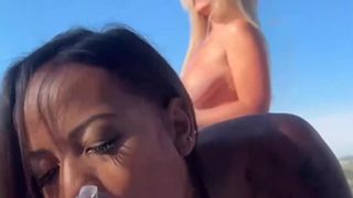 This is how Tiffany Leiddi films her outdoor porn scenes