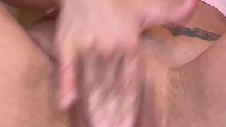 Lulu cums a lot when she caresses her vagina with so much desire